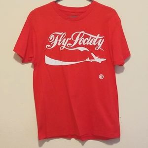 Large Fly Society tee shirt